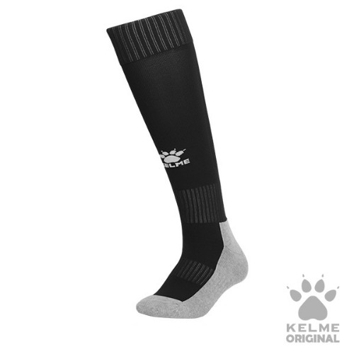 K15z931 Football Length Socks Black