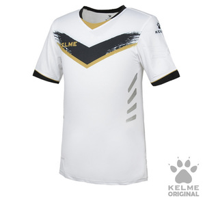 K16Z2001 Short Sleeve Football Shirt White/Black