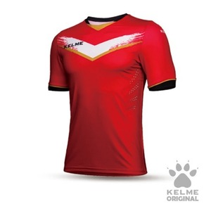 k16z2001 Short Sleeve Football Shirt Red/White